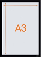 Infokader Nobo zelfklevend A3 zwart  2 stuks 2 Stuk-7