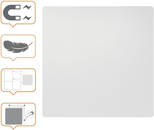 Whiteboard Nobo frameloos modulair 45x45cm 1 Stuk-3