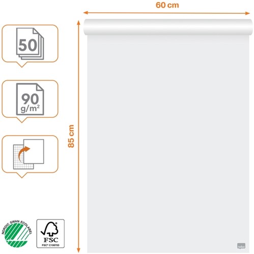 Flipover Nobo premium 60x85cm dubbelzijdig 1 Stuk-1