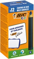 Whiteboardpotlood BicKids Multi Surface blauw 12 Stuk-3