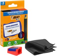Whiteboardpotlood BicKids Multi Surface 3st ass 3 Stuk-3