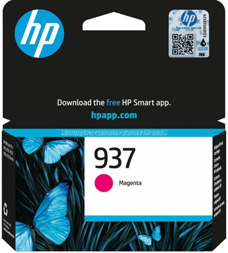Inktcartridge HP 4S6W3NE 937 rood 1 Stuk
