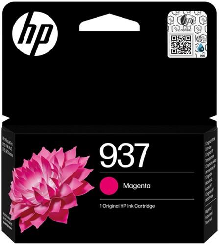 Inktcartridge HP 4S6W3NE 937 rood 1 Stuk