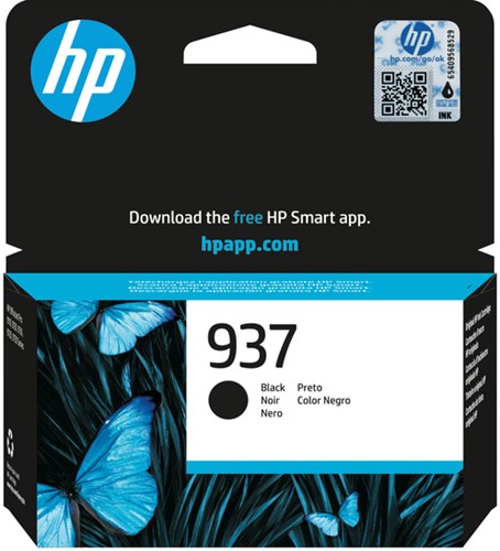 Inktcartridge HP 4S6W5NE 937 zwart 1 Stuk
