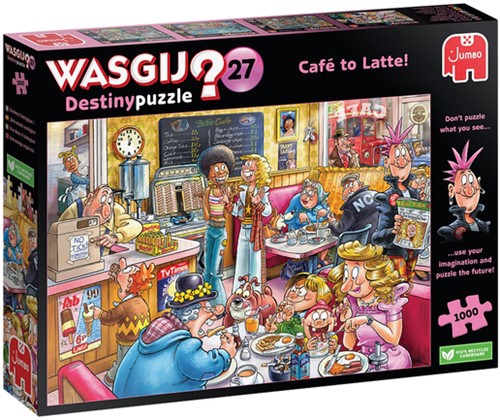 Puzzel Wasgij Destiny 27 De Koffieshop! 1000st 1 Stuk
