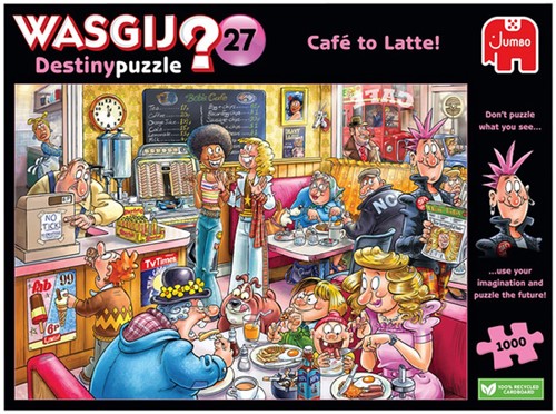 Puzzel Wasgij Destiny 27 De Koffieshop! 1000st 1 Stuk-2