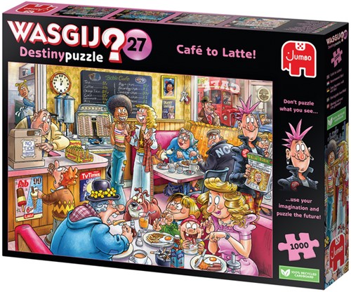 Puzzel Wasgij Destiny 27 De Koffieshop! 1000st 1 Stuk-3