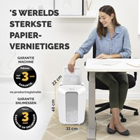 Papiervernietiger Fellowes LX70 4x40mm wit 1 Stuk-4