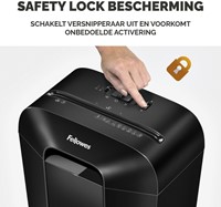 Papiervernietiger Fellowes LX50 4x37mm zwart 1 Stuk-1
