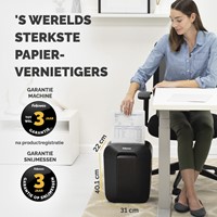 Papiervernietiger Fellowes LX50 4x37mm zwart 1 Stuk-4