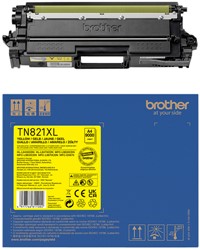 Toner Brother TN-821XLY geel 1 Stuk