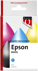 Inktcartridge Quantore Epson 604XL T10H24 blauw 1 Stuk