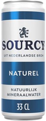 Water Sourcy blauw blik 330ml 330 Milliliter