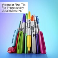 Viltstift Sharpie Glampop F 24st assorti 24 Stuk-2