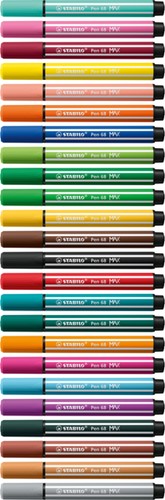 Viltstift STABILO Pen 68/95 Max middel koudgrijs 1 Stuk-1