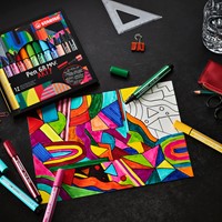 Viltstift STABILO Pen 68/46 Max zwart 1 Stuk-4