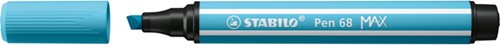 Viltstift STABILO Pen 68/57 Max azuurblauw 1 Stuk