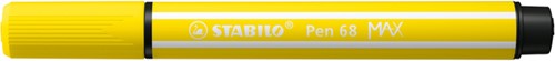 Viltstift STABILO Pen 68/24 Max citroengeel 1 Stuk-2