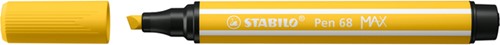 Viltstift STABILO Pen 68/44 Max geel 1 Stuk