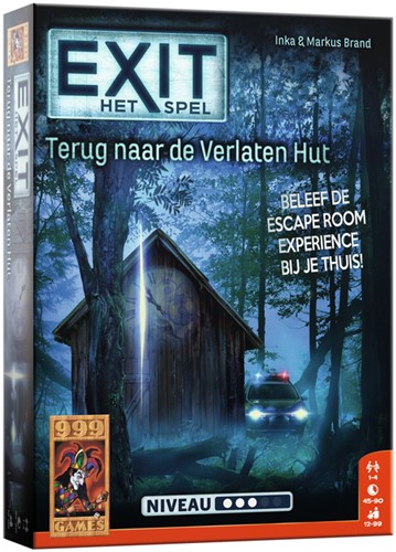 Spel EXIT Terug naar de Verlaten Hut Breinbreker 1 Stuk