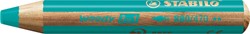 Kleurpotlood STABILO 880 woody 3 in 1 turquois 1 Stuk