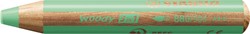 Kleurpotlood STABILO 880 woody 3 in 1 pastel groen 1 Stuk