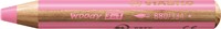 Kleurpotlood STABILO 880 woody 3 in 1 roze 1 Stuk