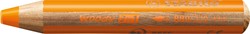Kleurpotlood STABILO 880 woody 3 in 1 oranje 1 Stuk