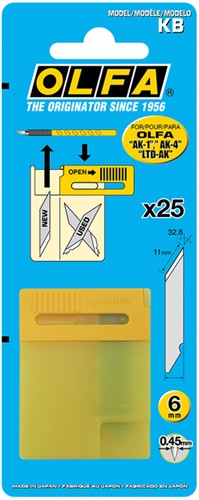 Reservemes Olfa KB 25 Stuk