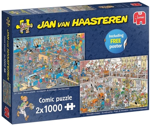 Puzzel JvH De Bouwmarkt en De Verbouwing  2x1000st 1 Doos
