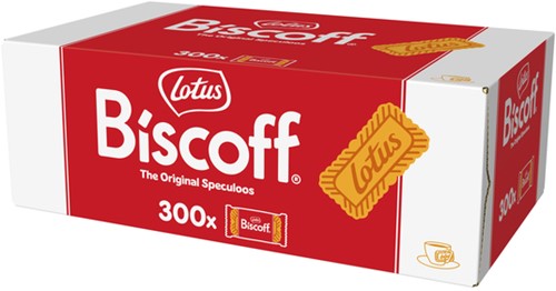 Koekjes Lotus Biscoff speculoos doos 300 stuks 300 Stuk