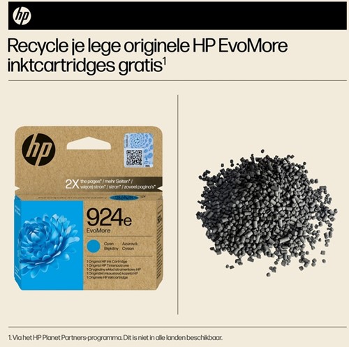 Inktcartridge HP 4K0U7NE 924E Evomore blauw 1 Stuk-2