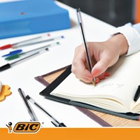 Balpen Bic Cristal M 5st assorti 5 Stuk-4