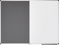 Combibord Legamaster UNITE grijs-whitebrd 90x120cm 1 Stuk