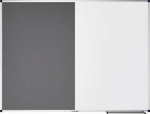 Combibord Legamaster UNITE grijs-whitebrd 90x120cm 1 Stuk