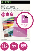 Lamineerhoes Leitz A4 zelfklevend 2x125micron EVA 100 Stuk-2