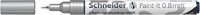 Viltstift  Schneider Paint-it 0.8mm mtl chrome 1 Stuk