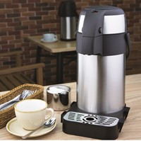 Thermoskan Olympia met pomp 2.5 liter rvs 1 Stuk-1