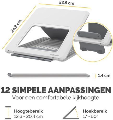 Laptopstandaard Fellowes Breyta wit 1 Stuk-3