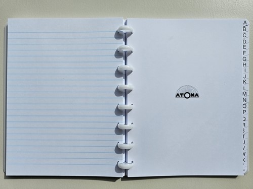 Adresboek Atoma A5 lijn 54vel PP 1 Stuk-2
