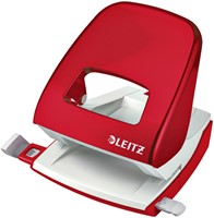 Perforator Leitz WOW 5008 metaal 30 vel rood 1 Stuk