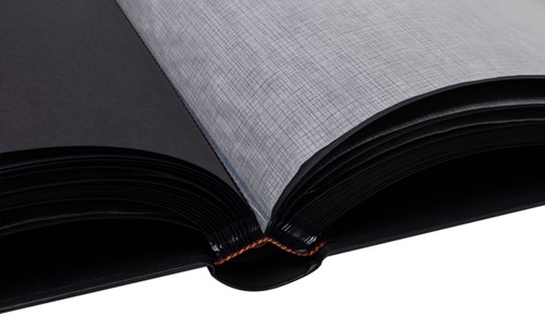 Fotoalbum Exacompta 29x32cm 60pag Néo Déco zwart 1 Stuk-1