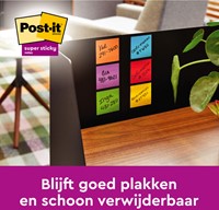 Memoblok 3M Post-it 4645 SS 101x152mm lijn roze 1 Stuk-2