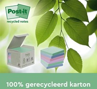 Memoblok 3M Post-it 654 RSSCOL 76x76mm ass. kl 3+1 4 Stuk-1
