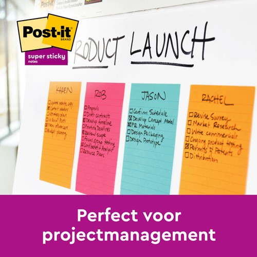 Memoblok 3M Post-it 101x101 SS groen met lijn 70 Vel-3