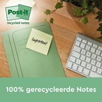 Memoblok 3M Post-it 622 RSS3CY 47.6x47.6mm geel 3 Stuk-3