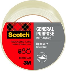 Verpakkingstape Scotch 4501T66 48mmx66m helder 1 Rol