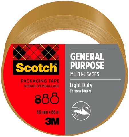 Verpakkingstape Scotch 4501B66 48mmx66m bruin 1 Rol
