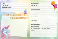 Vriendenboek Interstat Unicorn 1 Stuk-1