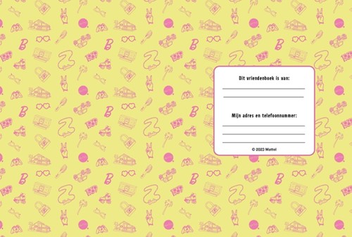Vriendenboek Interstat Barbie 1 Stuk-2